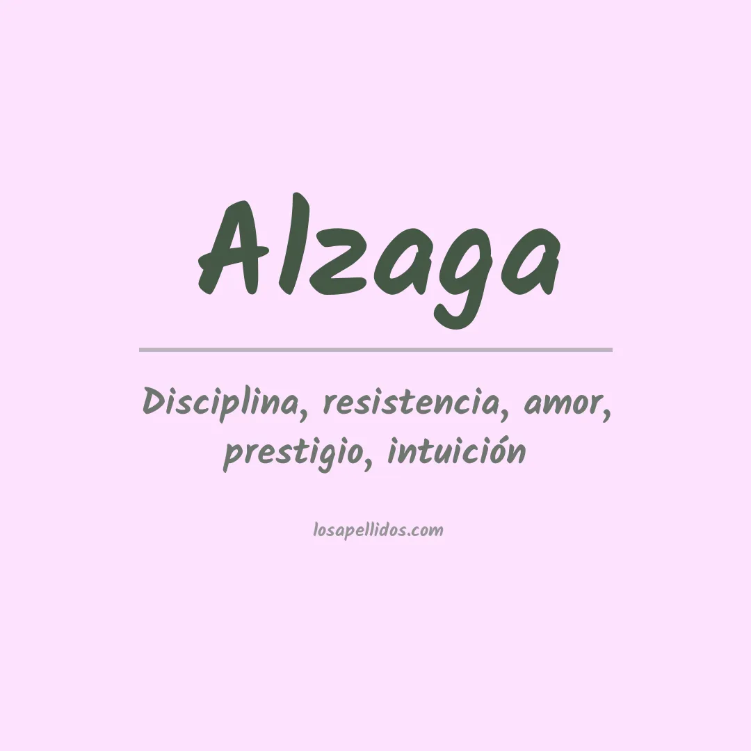 Apellido Alzaga