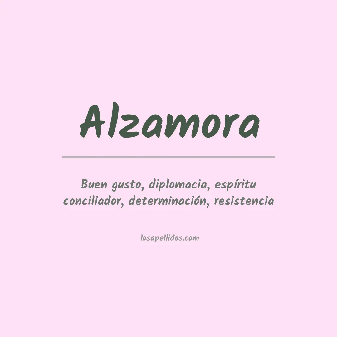 Apellido Alzamora