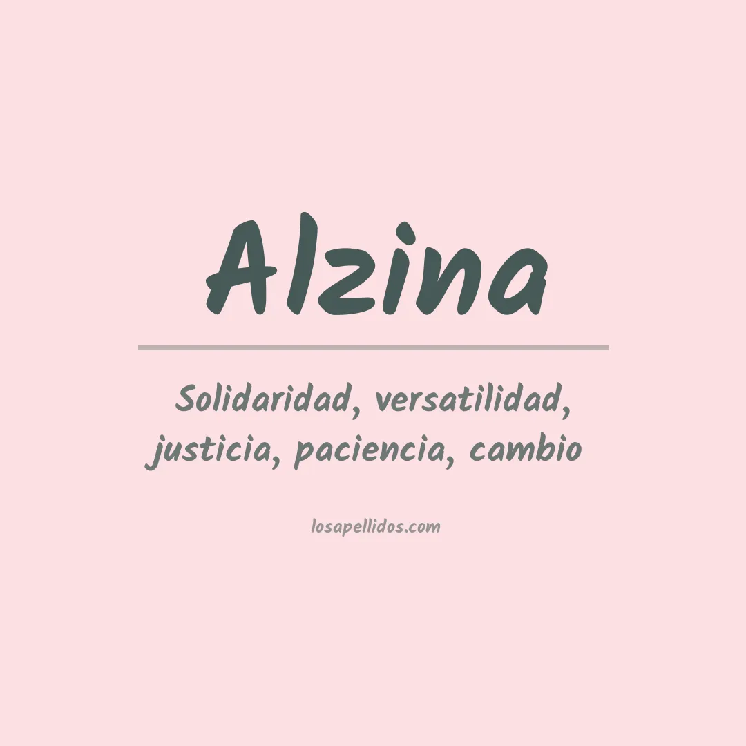 Apellido Alzina