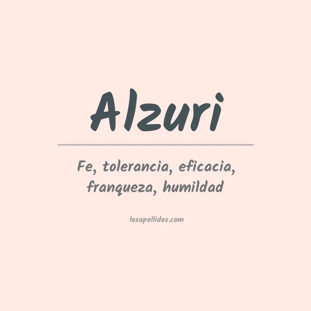 Apellido Alzuri