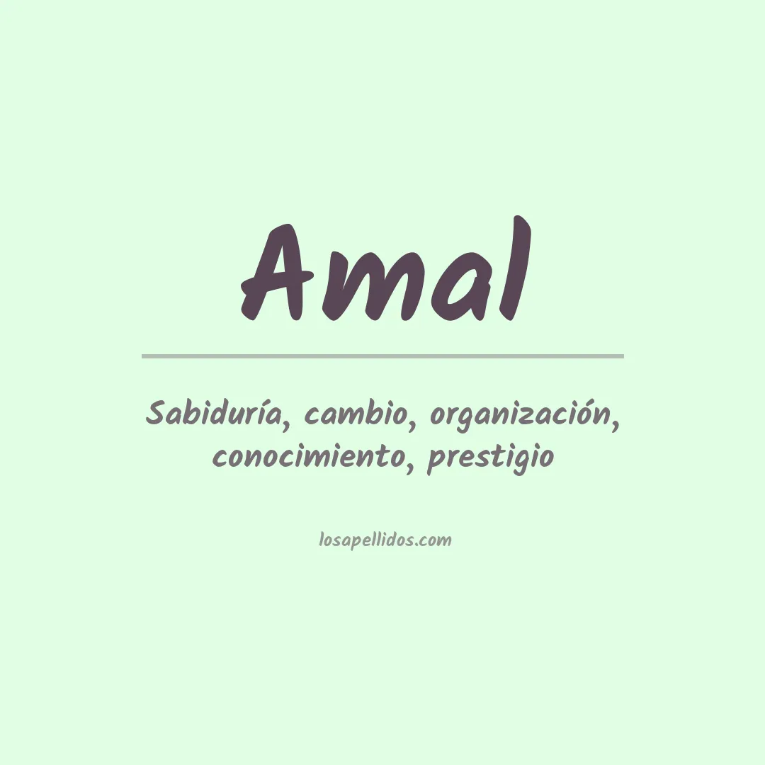 Apellido Amal