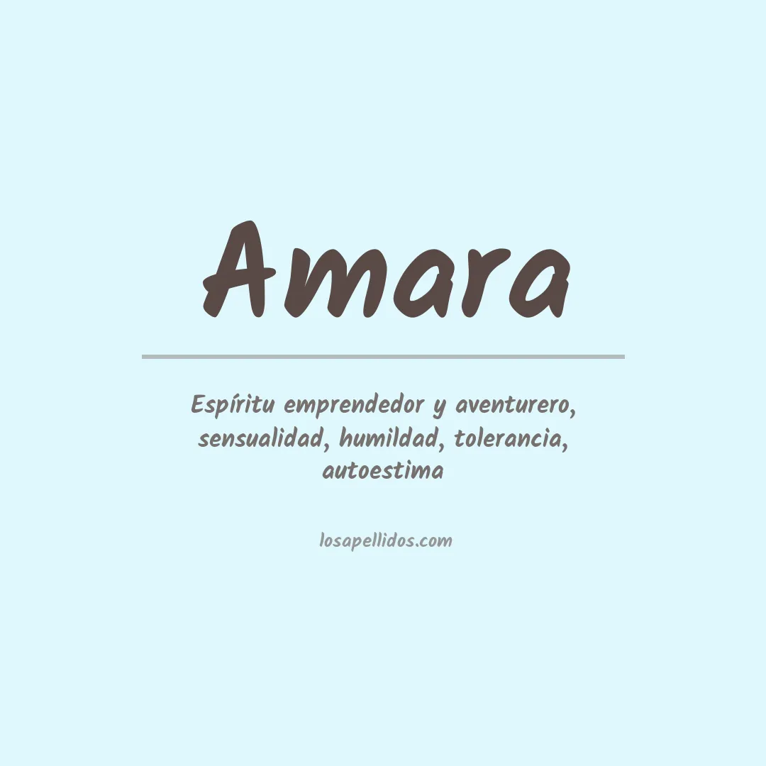 Apellido Amara
