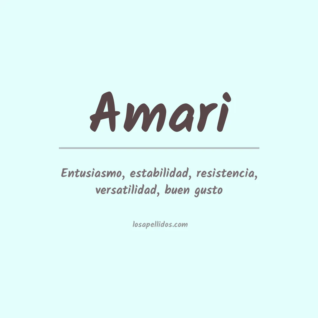 Apellido Amari