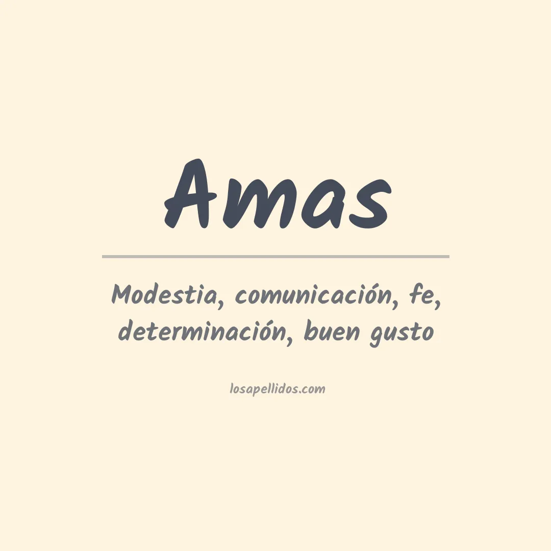 Apellido Amas