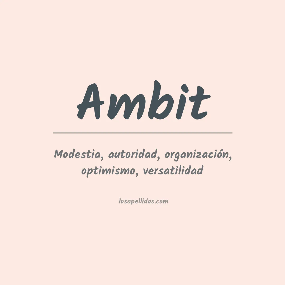 Apellido Ambit
