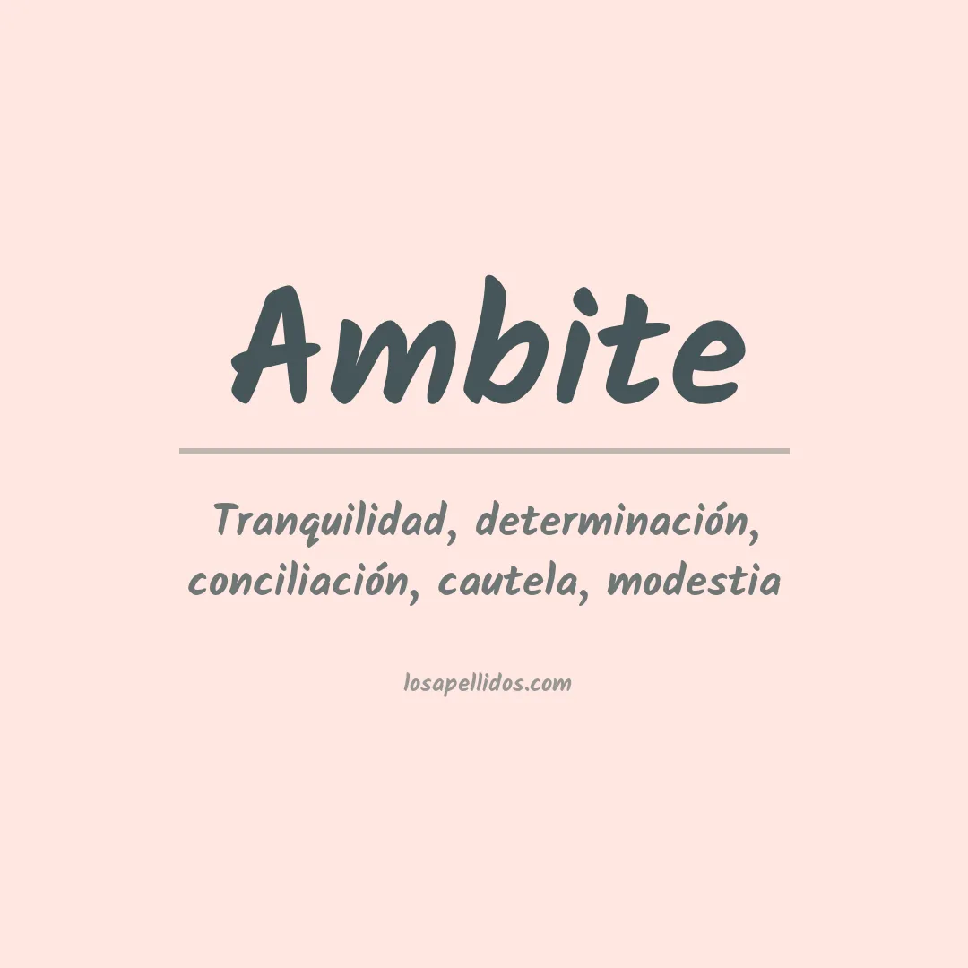 Apellido Ambite