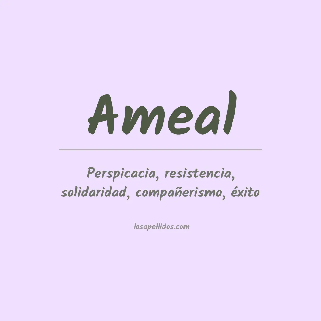 Apellido Ameal