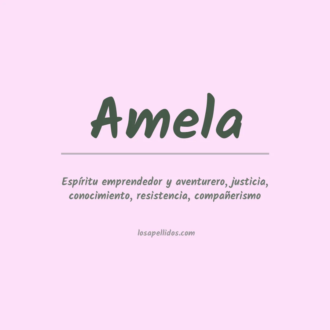 Apellido Amela