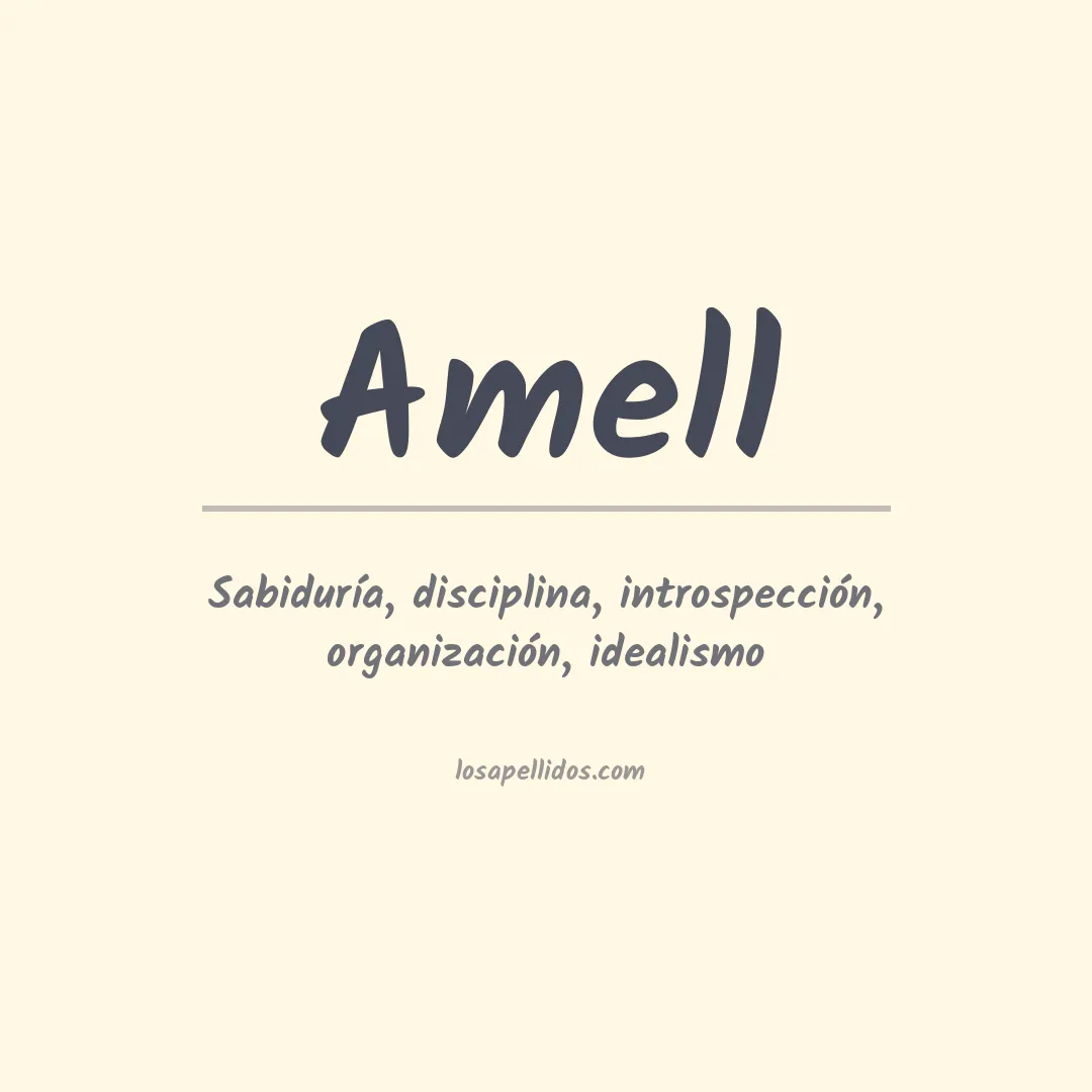 Apellido Amell