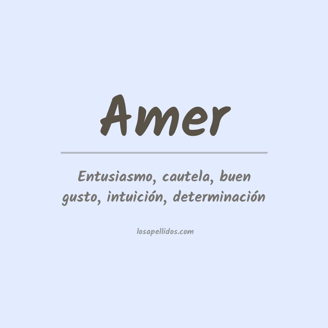 Apellido Amer
