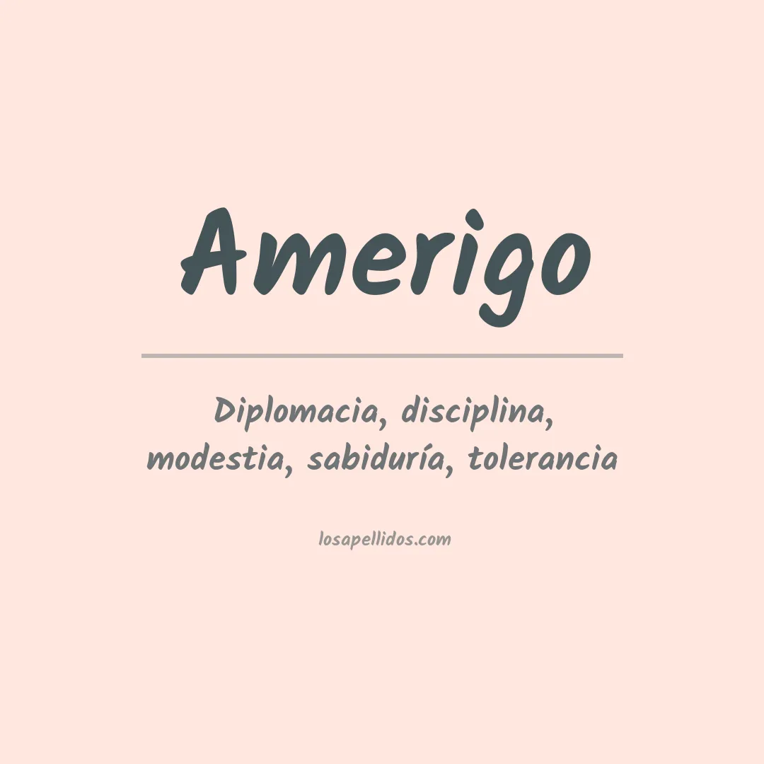 Apellido Amerigo