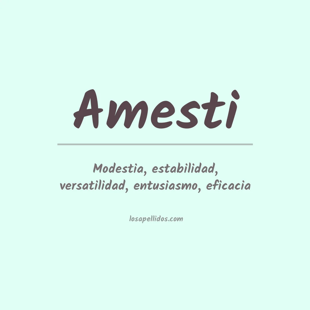 Apellido Amesti