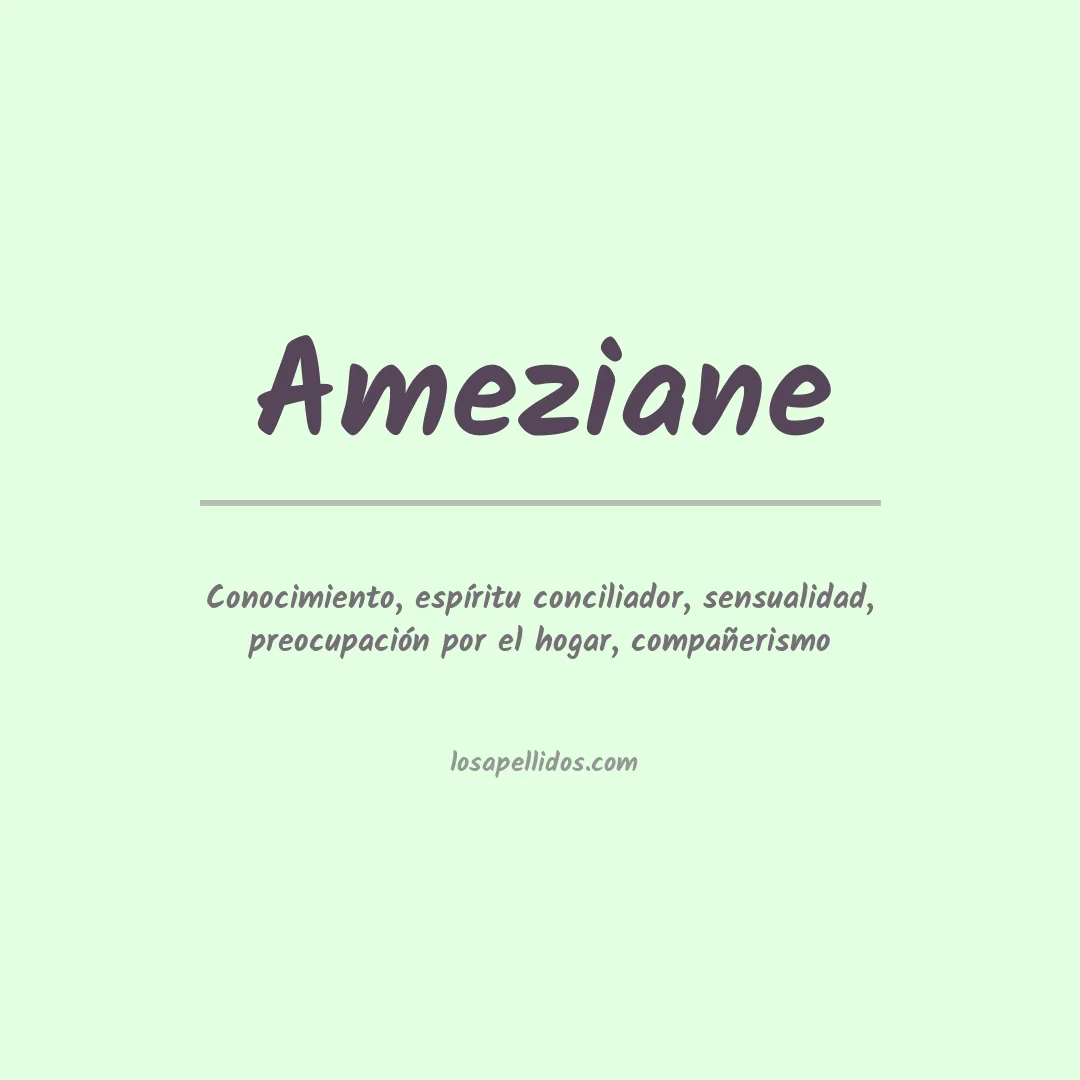 Apellido Ameziane