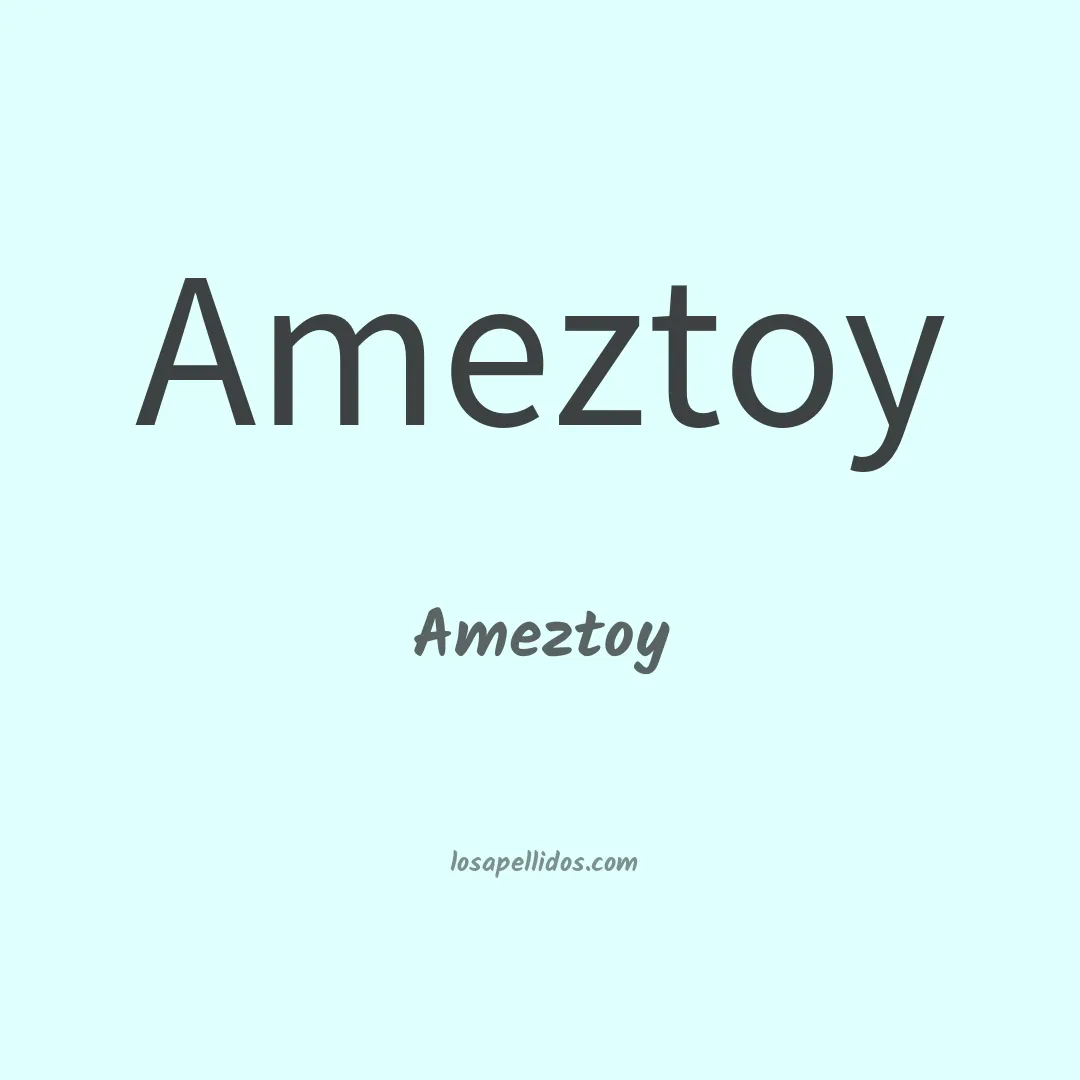 Ameztoy en chino