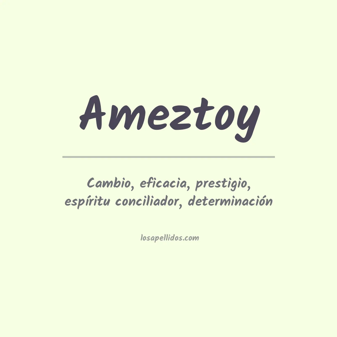 Apellido Ameztoy