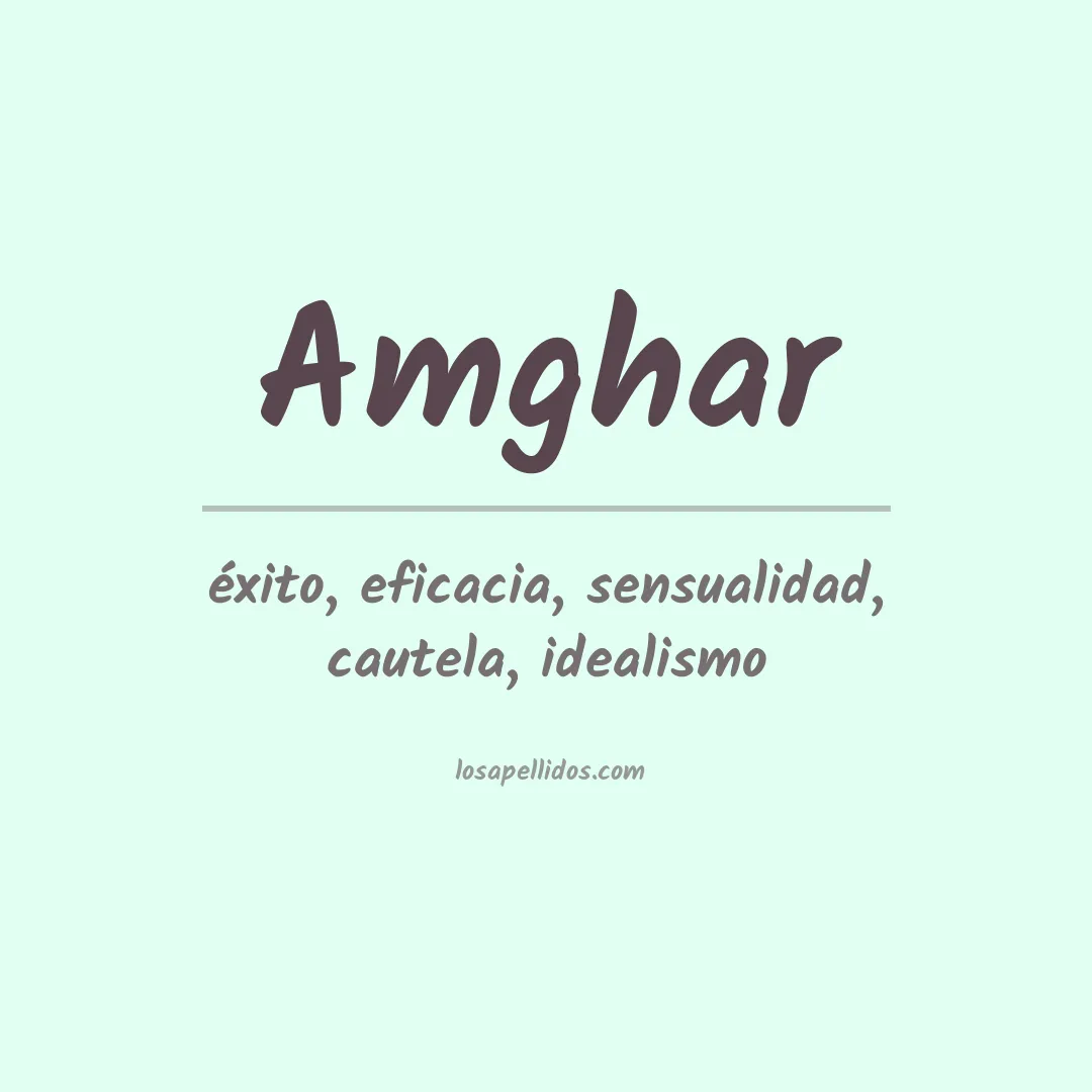 Apellido Amghar