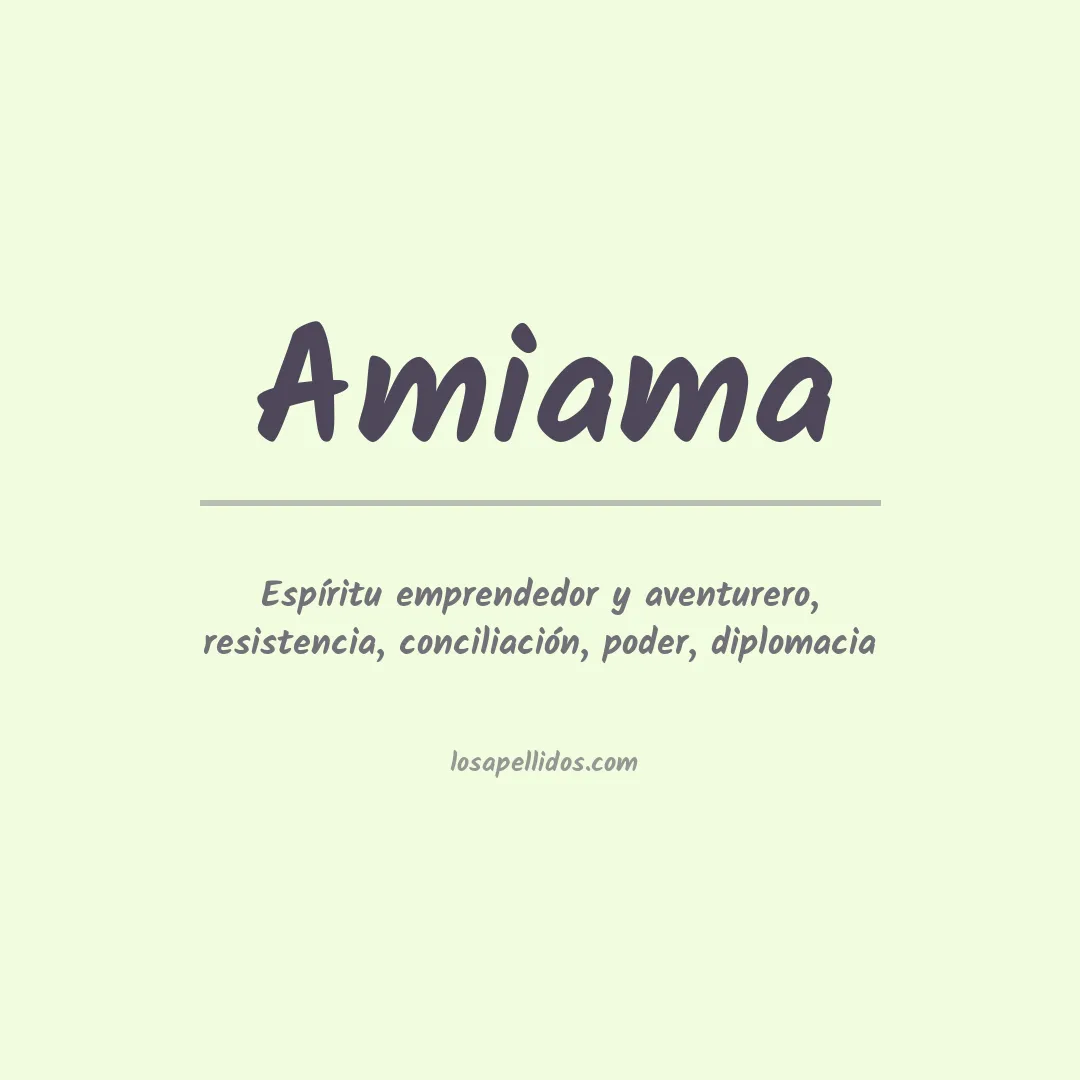 Apellido Amiama