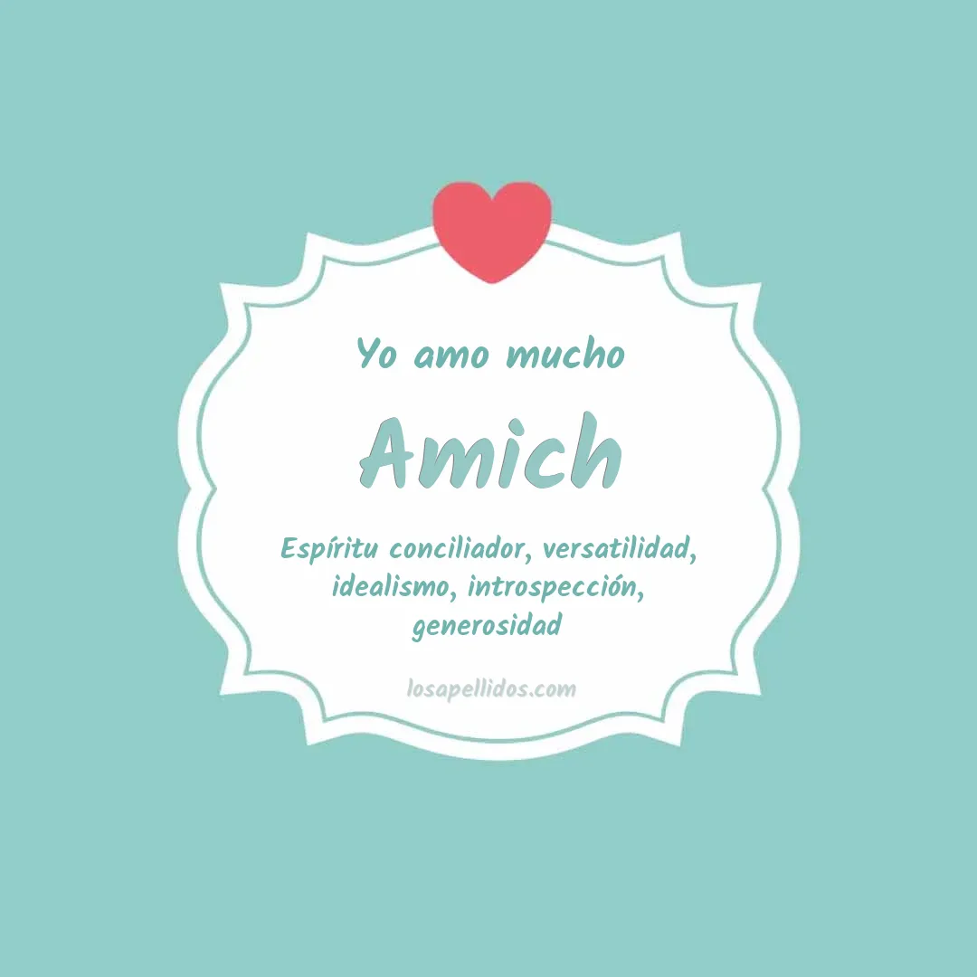 Yo amo mucho Amich