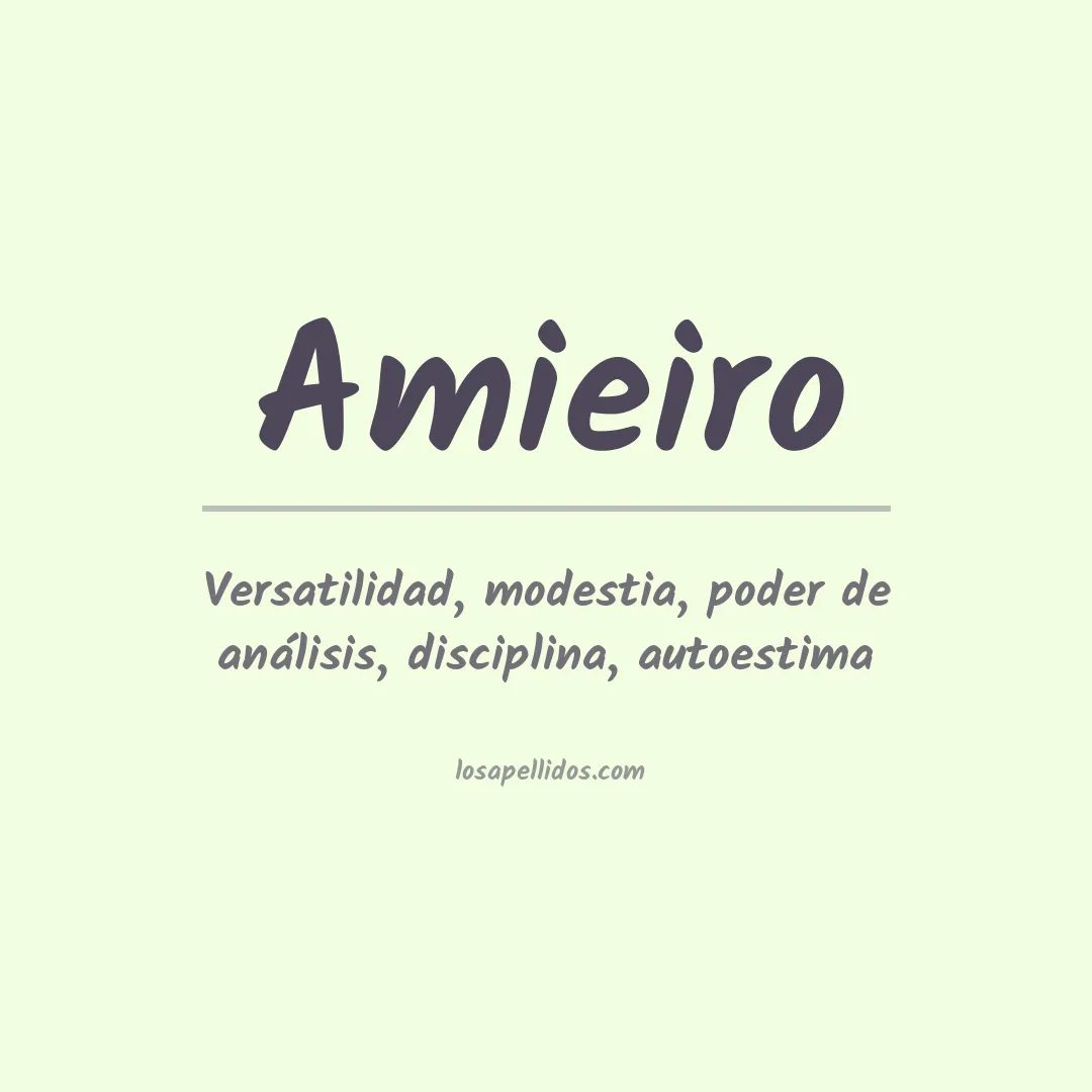 Apellido Amieiro