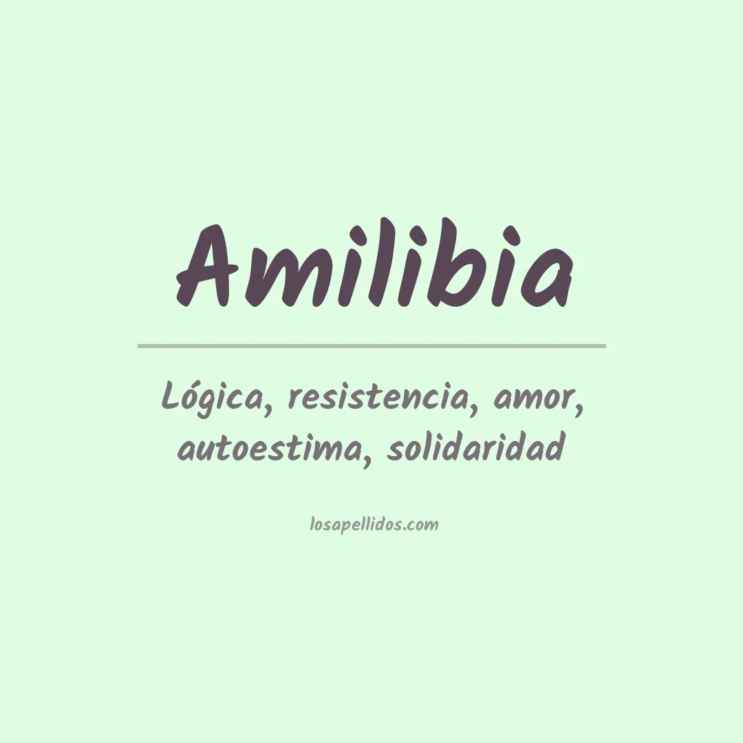 Apellido Amilibia