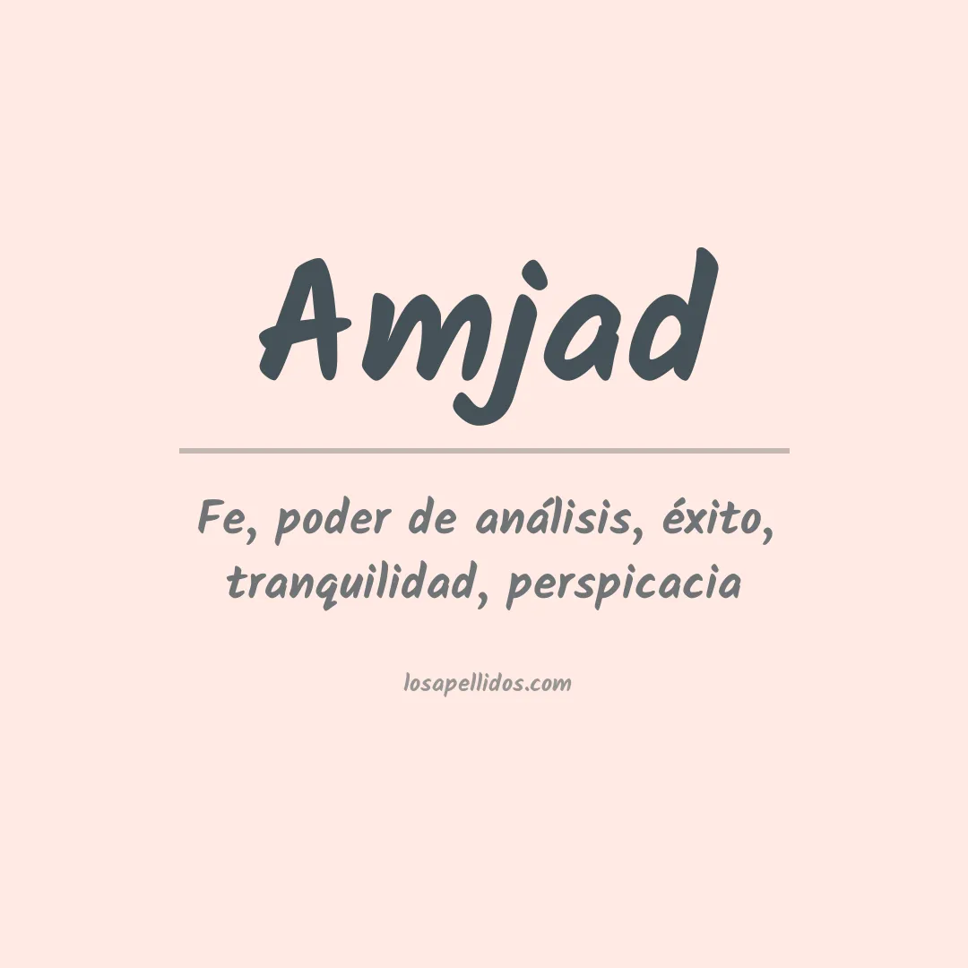 Apellido Amjad