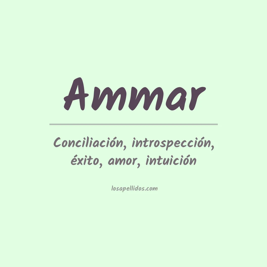 Apellido Ammar