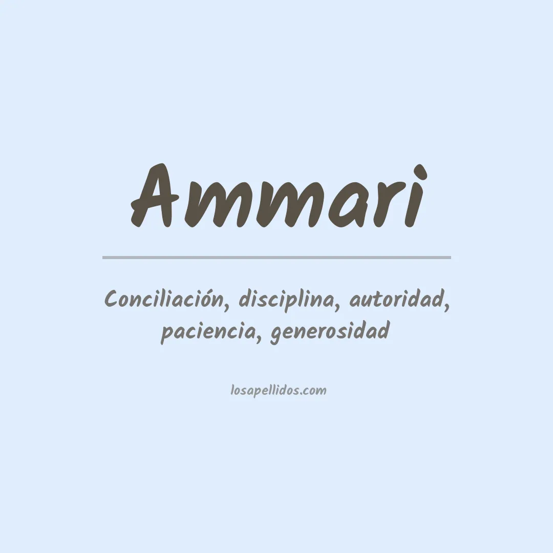 Apellido Ammari