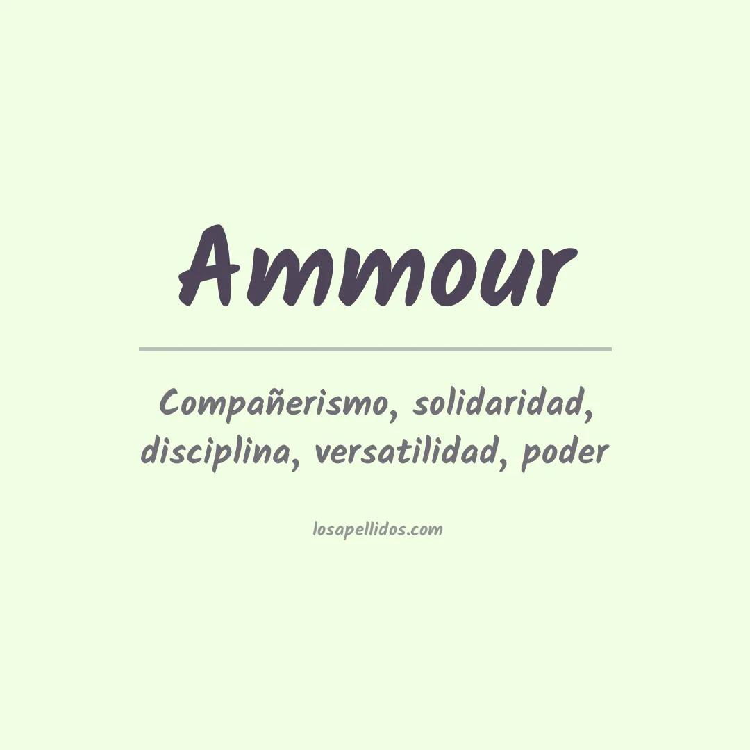 Apellido Ammour