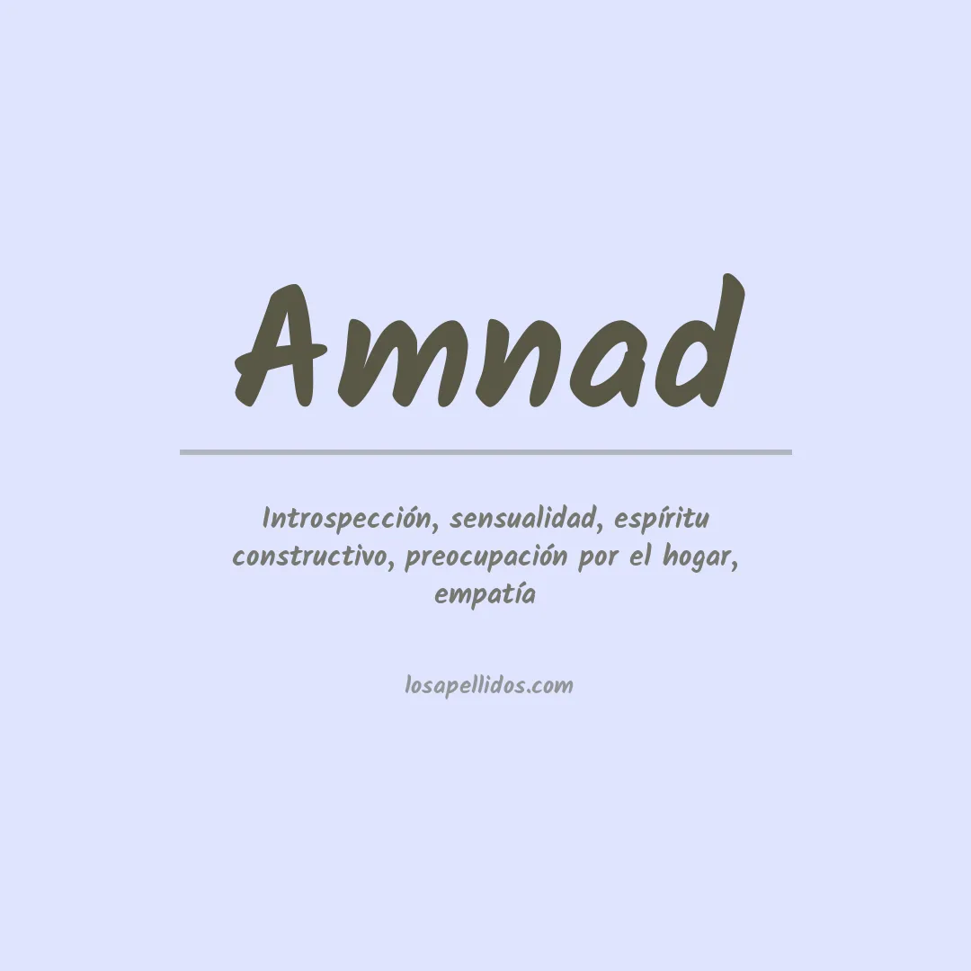 Apellido Amnad