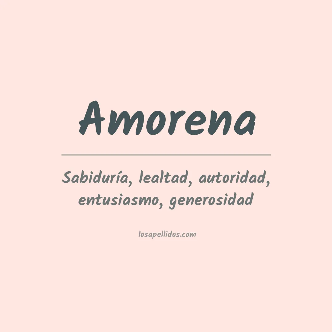 Apellido Amorena