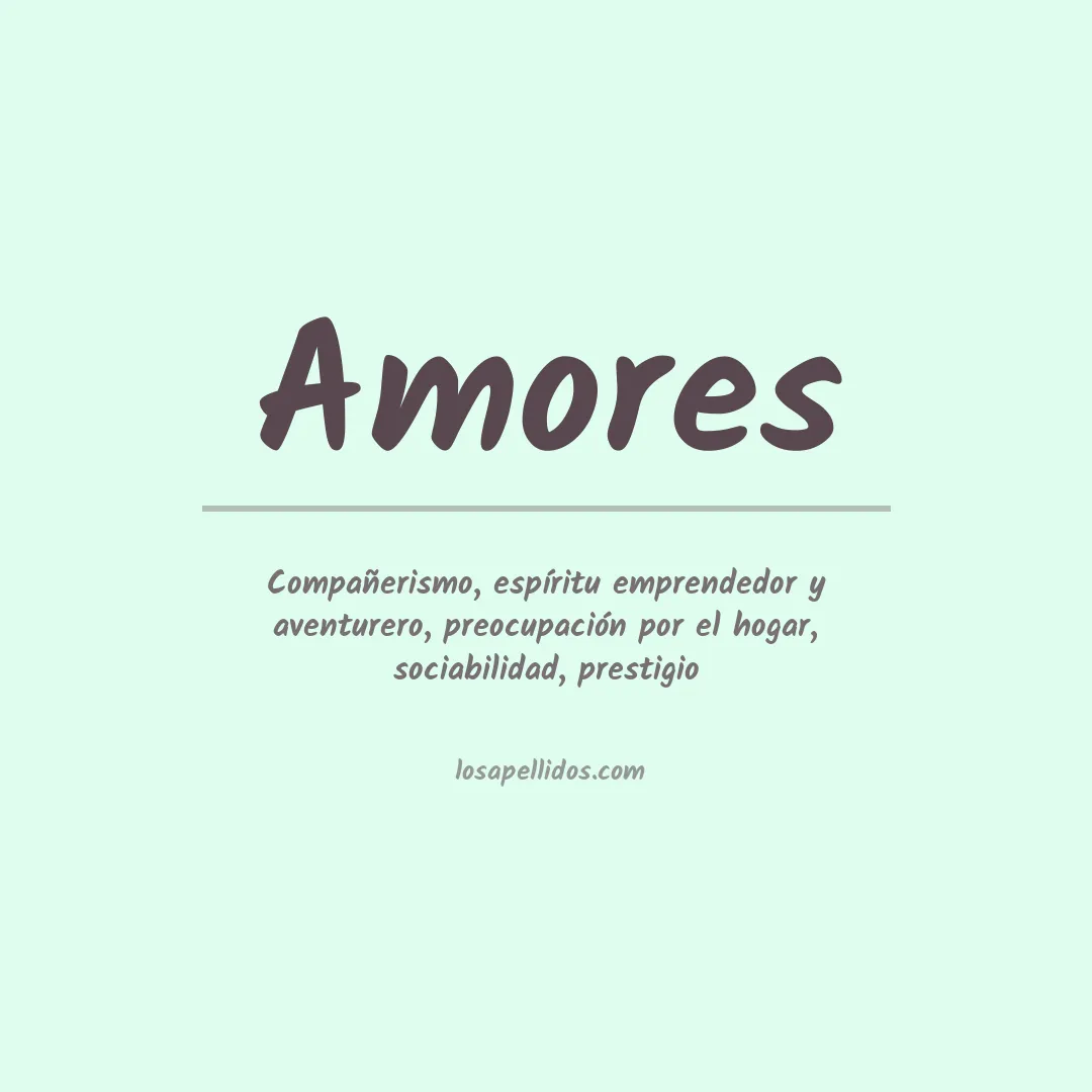 Apellido Amores