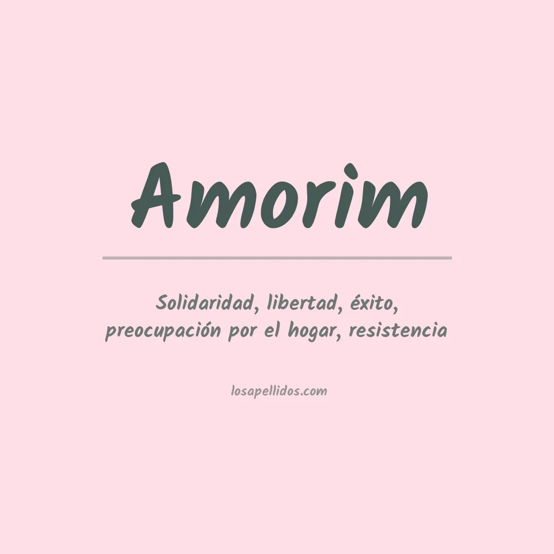 Apellido Amorim