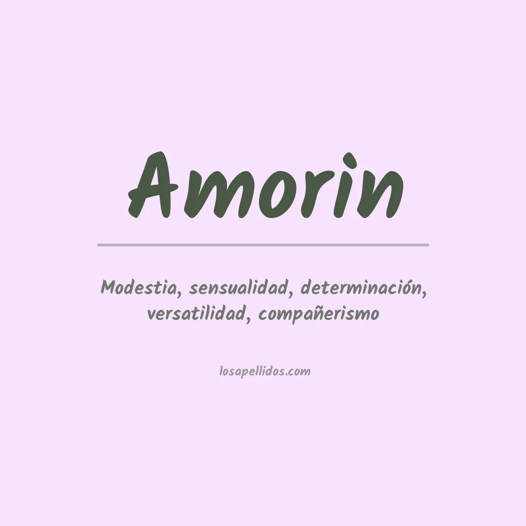 Apellido Amorin