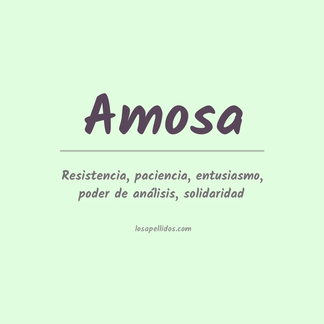 Apellido Amosa