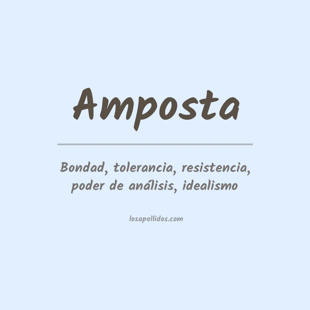 Apellido Amposta