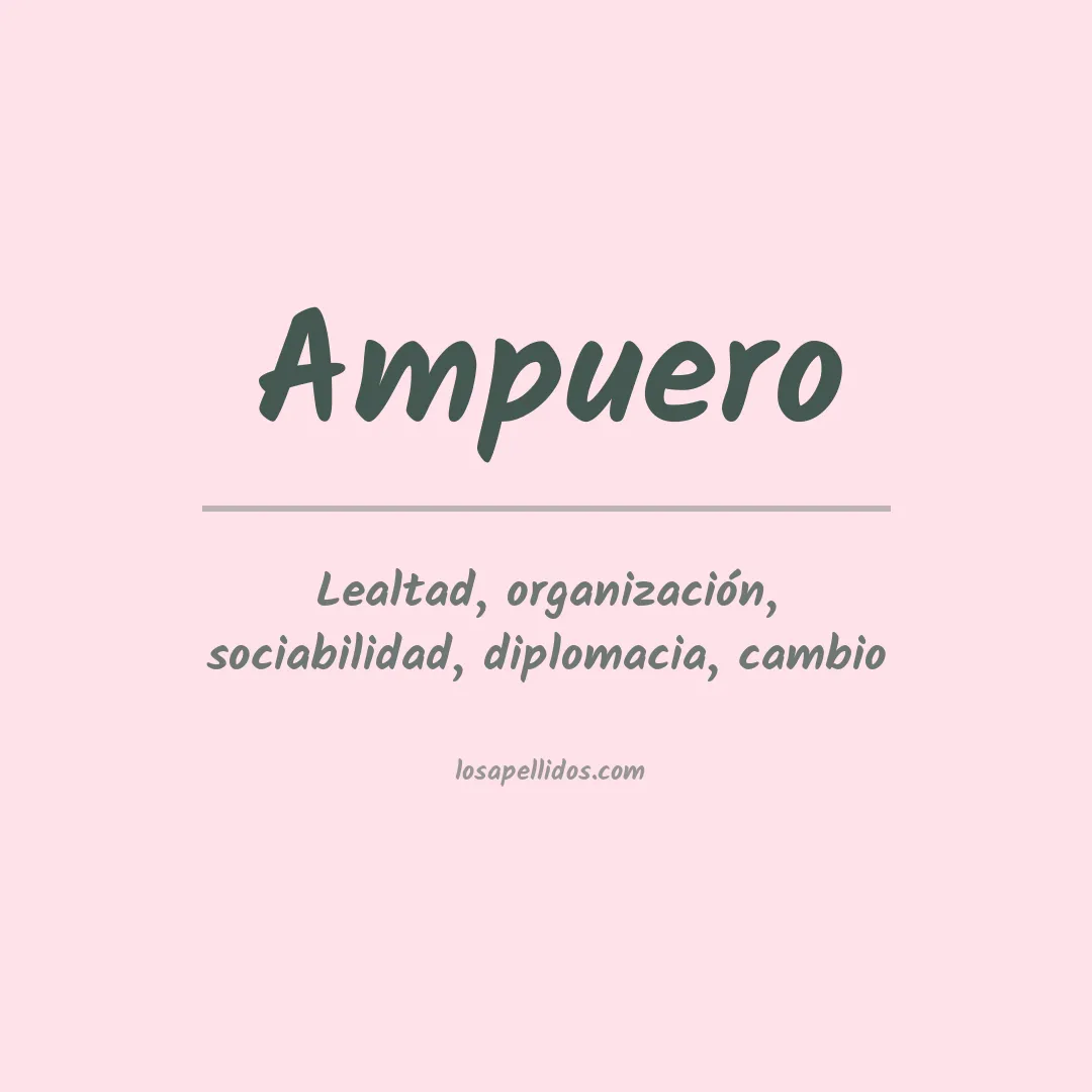 Apellido Ampuero