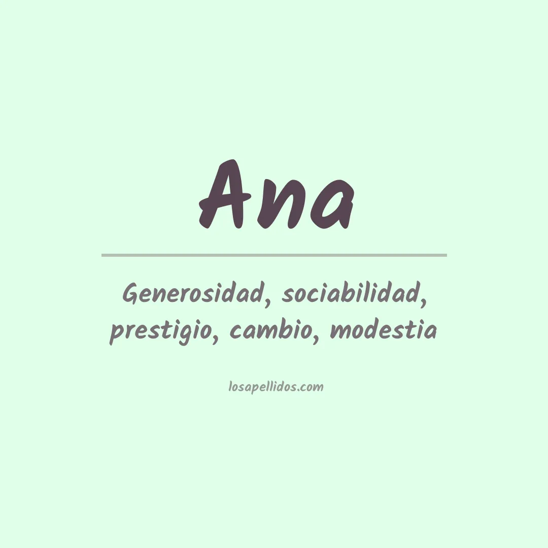 Apellido Ana
