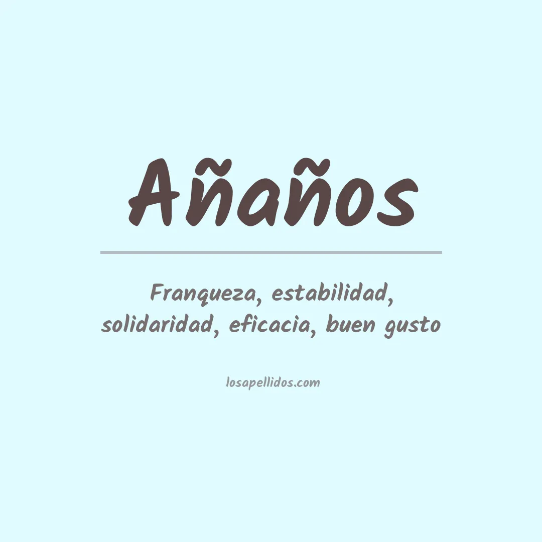 Apellido Añaños
