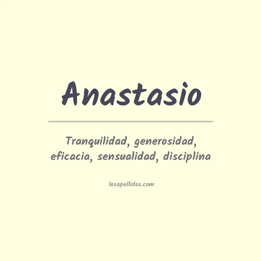 Apellido Anastasio