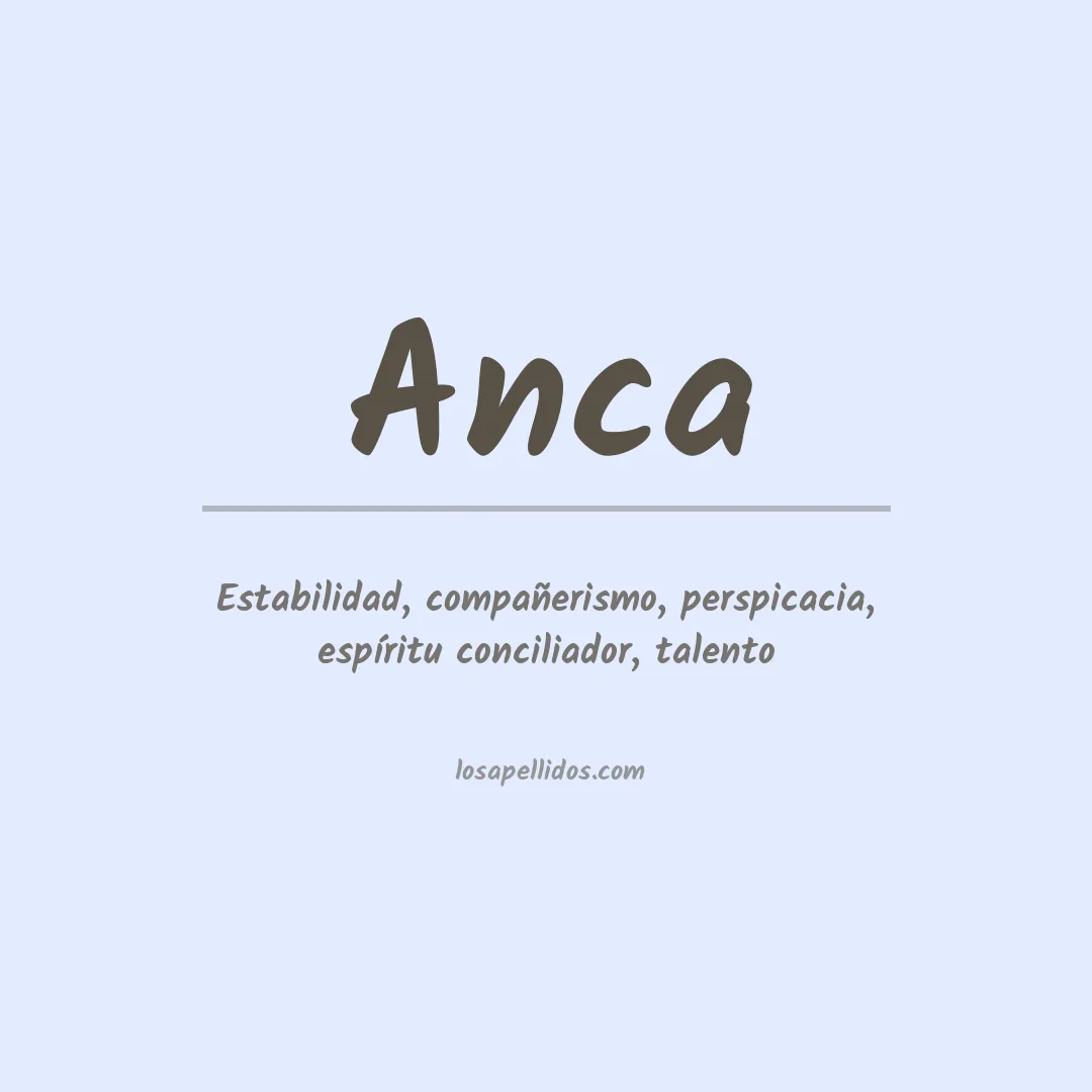 Apellido Anca