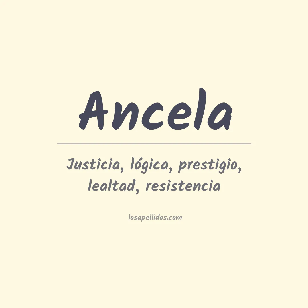 Apellido Ancela