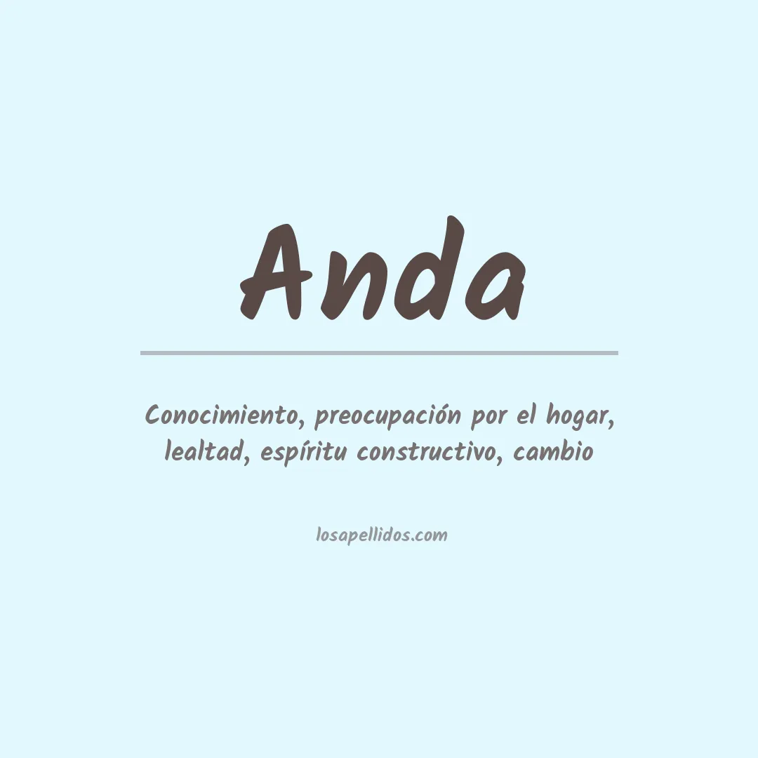 Apellido Anda