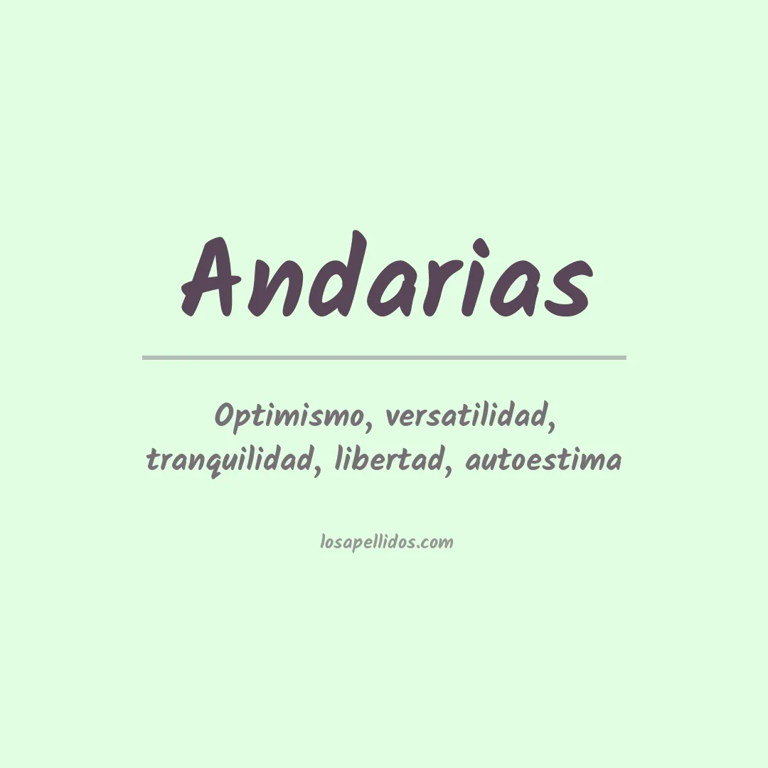 Apellido Andarias