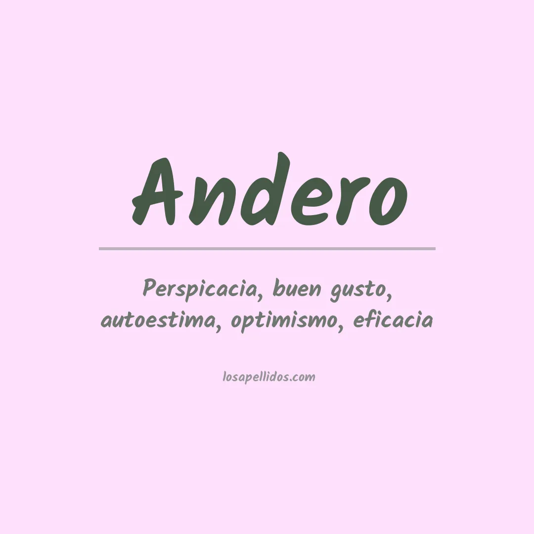 Apellido Andero