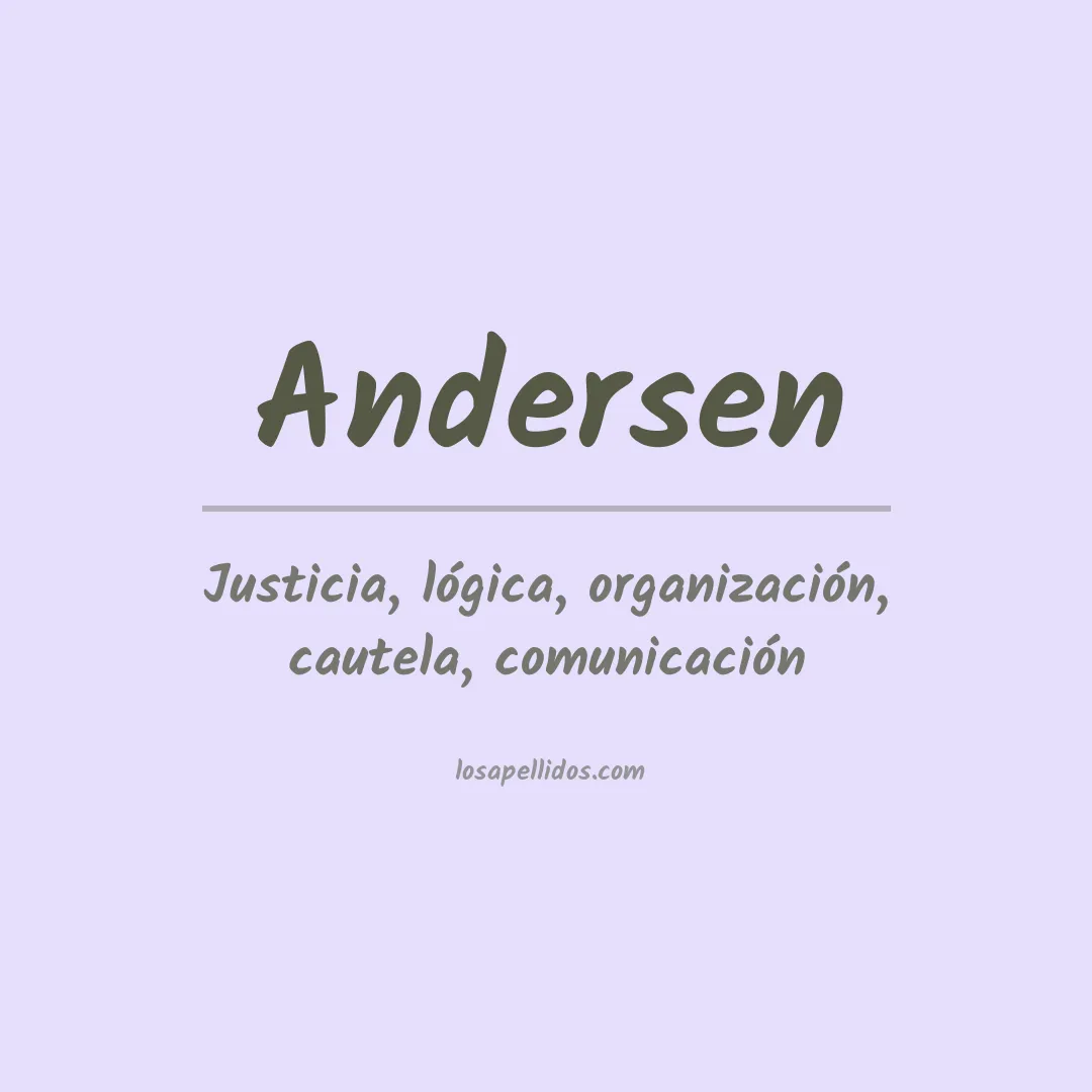 Apellido Andersen