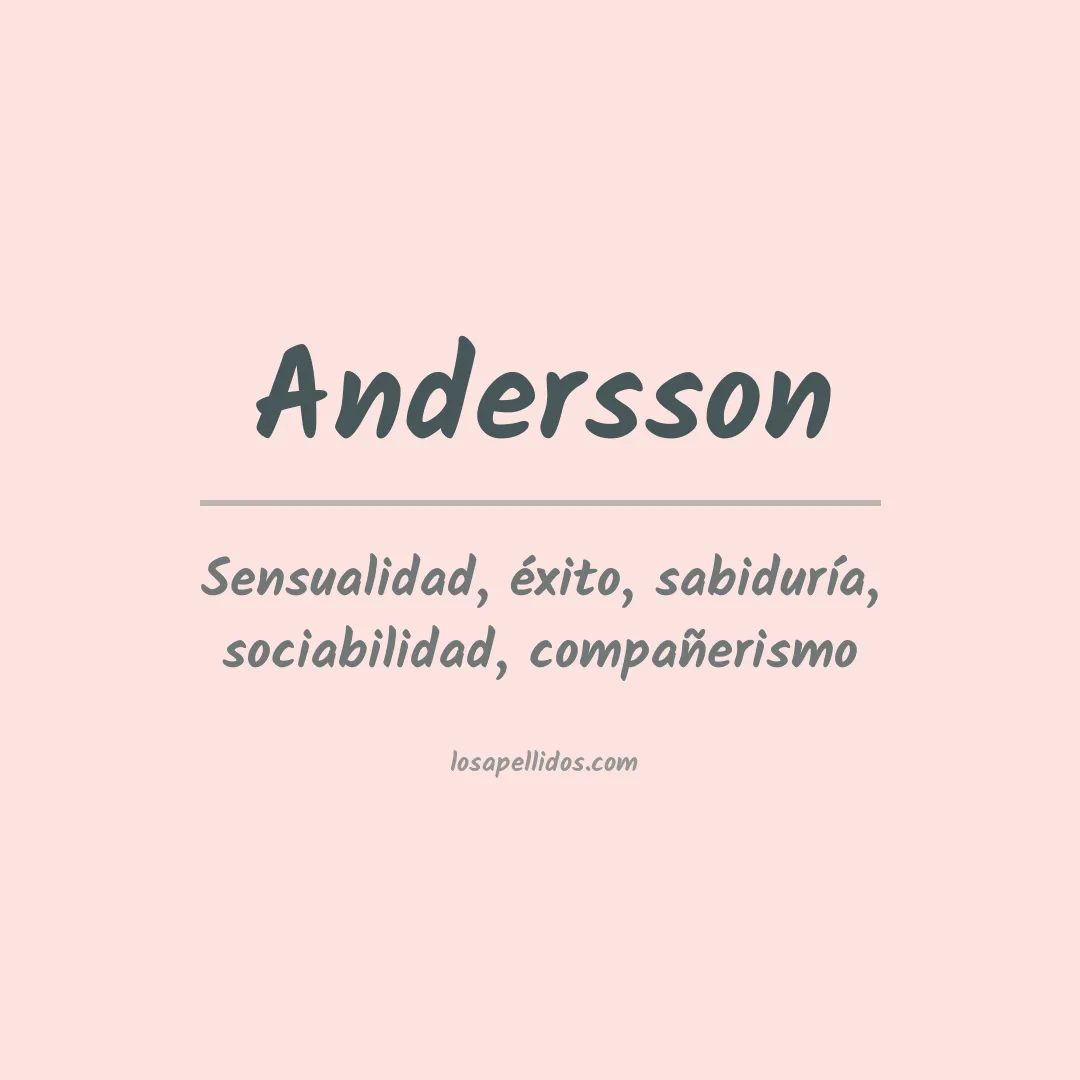 Apellido Andersson