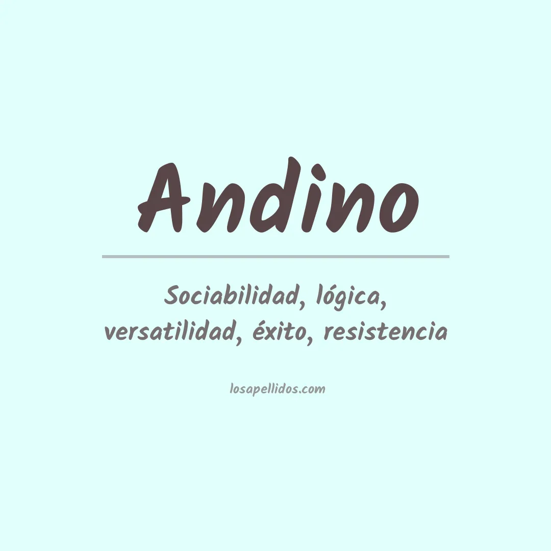 Apellido Andino