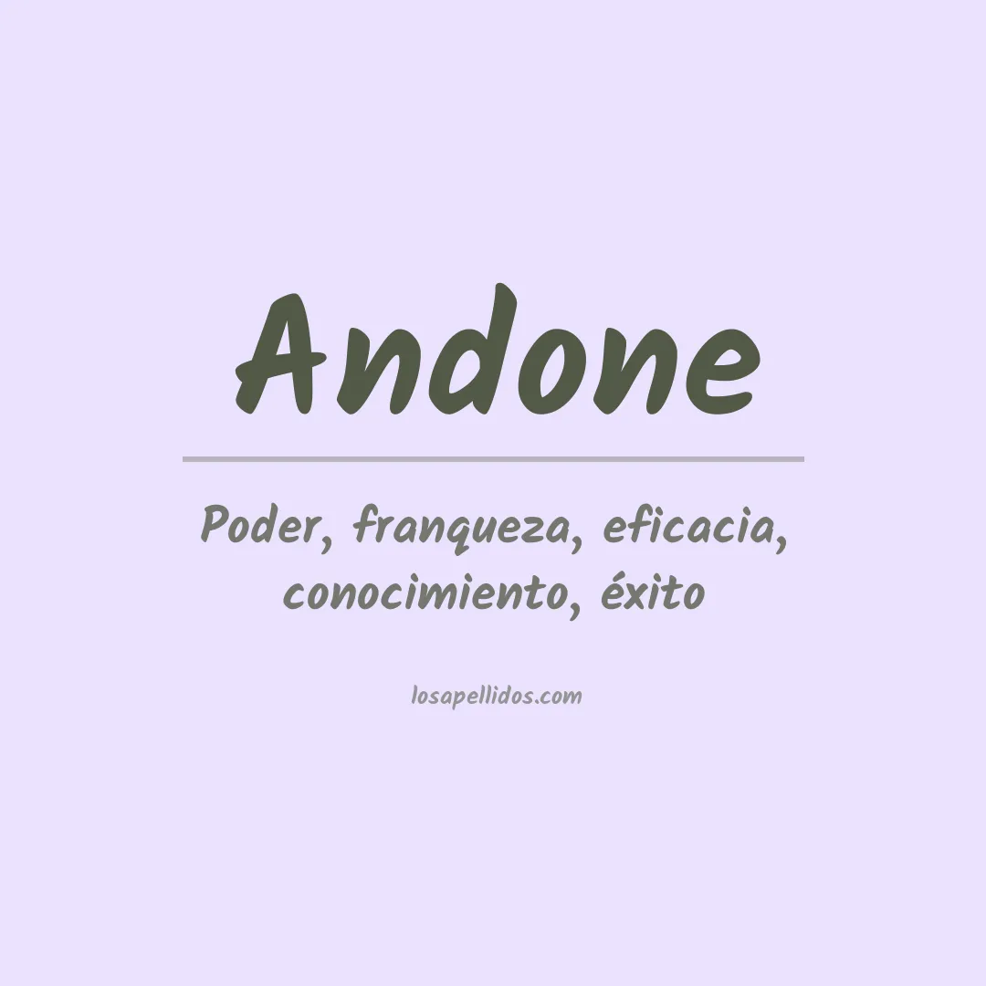 Apellido Andone