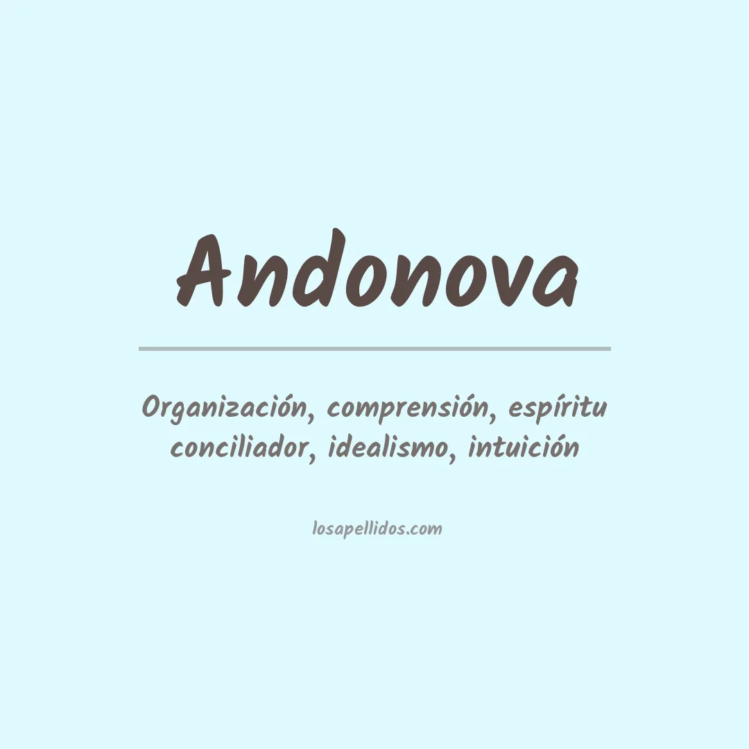 Apellido Andonova