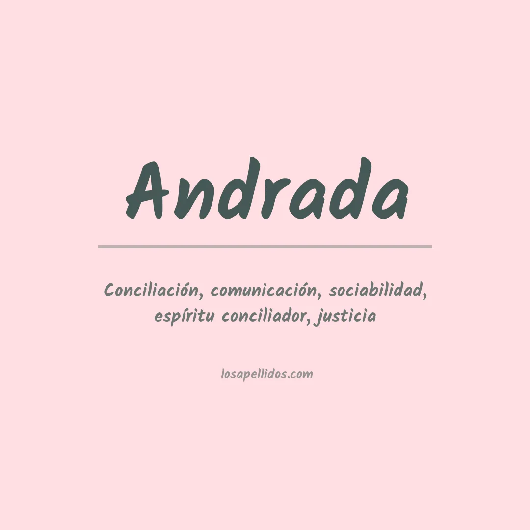 Apellido Andrada